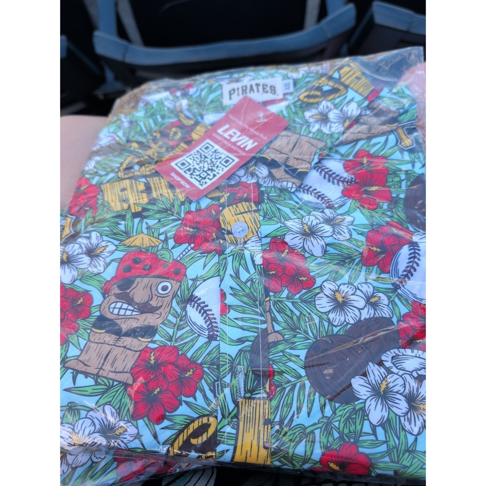 Pittsburgh Pirates Hawaiian Shirt Giveaway 6/13/26 Let's Go Bucs! Size Adult AXL